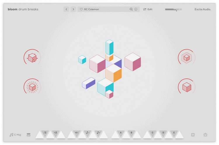 鼓点生成器Excite Audio Bloom Drum Breaks-轼梦の资源站
