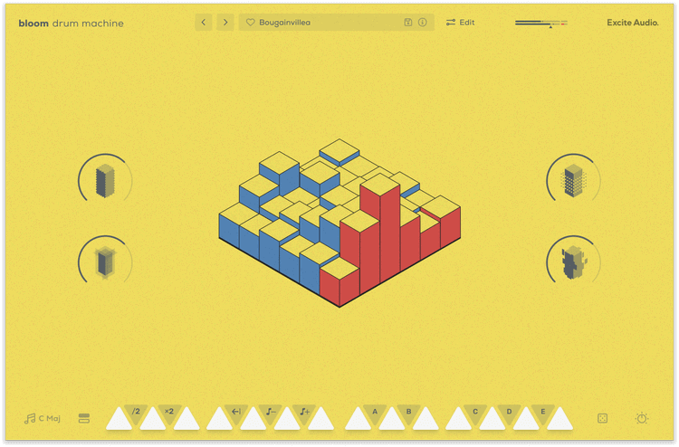 鼓机合成器Excite Audio Bloom Drum Machine-轼梦の资源站