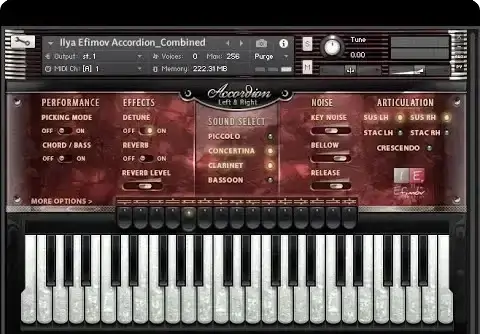 手风琴音源Ilya Efimov Accordion Kontakt-轼梦の资源站